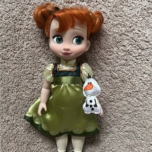 Disney Animators Collector Anna Doll with Olaf Plush